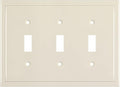 Modern Edge Decorative Wall Plate Switch Plate Outlet Cover, Durable Solid Zinc by HenneBery