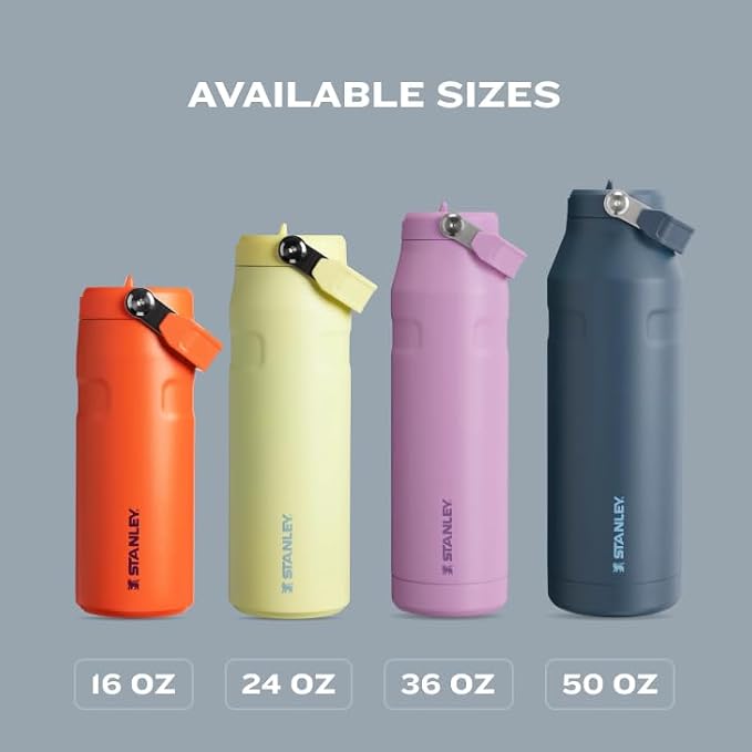 Stanley IceFlow Flip Straw 2.0 Water Bottle 16 OZ | Built-In Straw - Image 7