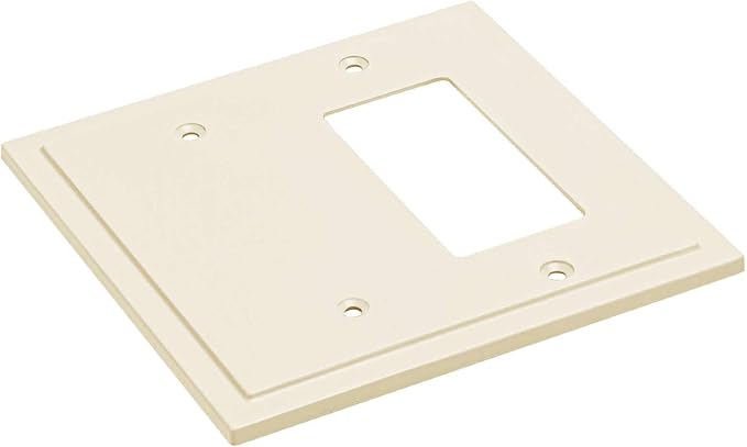 Modern Edge Decorative Wall Plate Switch Plate Outlet Cover, Durable Solid Zinc - Image 2