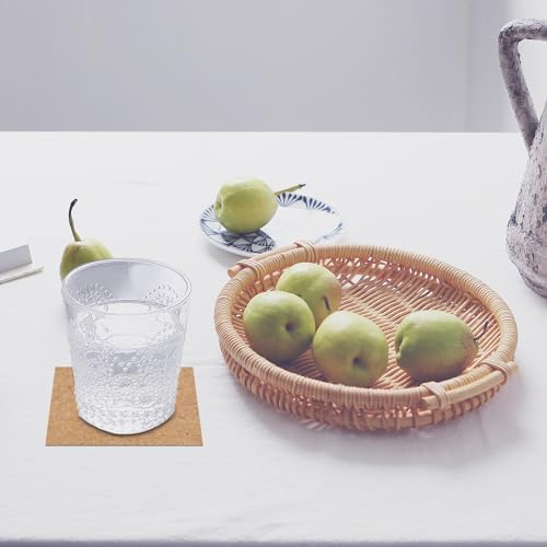 150 Pcs self Adhesive Cork Coasters Bulk, Square Cork Mats Backing Sheets - Image 4