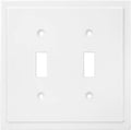 Modern Edge Decorative Wall Plate Switch Plate Outlet Cover, Durable Solid Zinc by HenneBery