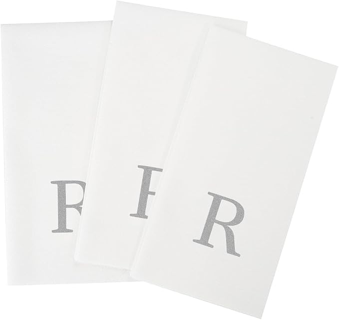 Luxenap 15.8 X 7.9 Inch Linen-Feel Guest Towels, 2000 Lettered Hand Towels - Image 11