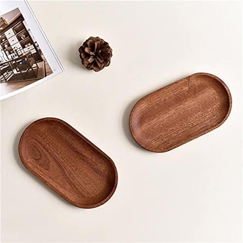 2 Pack Solid Wood Serving Platters and Trays of Natural Wood - Image 7
