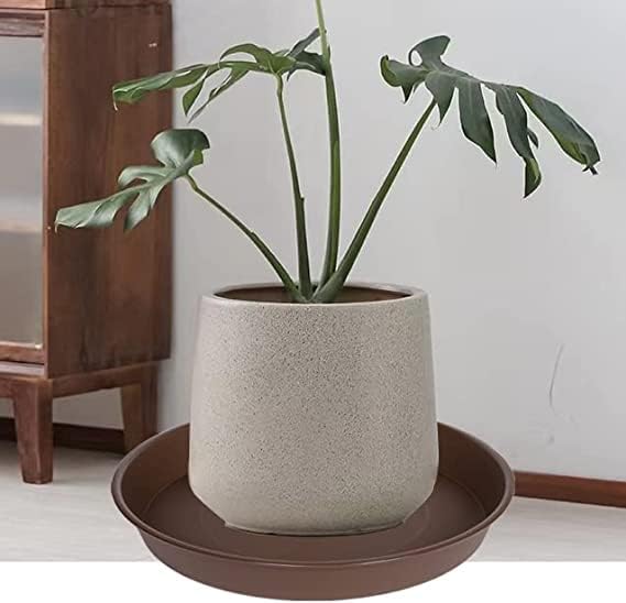 6 Pack of 7 inch Plant Saucer, Heavy Duty Plastic Plant Water Tray 7 inch Round - Image 3