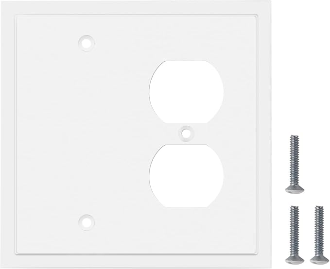 Modern Edge Decorative Wall Plate Switch Plate Outlet Cover, Durable Solid Zinc - Image 7