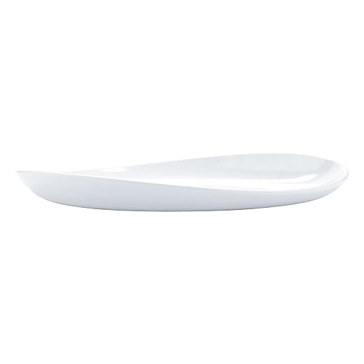 GET 16" x 9" White Oval Melamine Platter | Dishwasher safe, Shatterproof - Image 4
