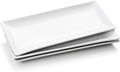 Serving Platters Set of 3, Large Serving Trays 14 inch, Ceramic Rectangle Plate by WishDeco