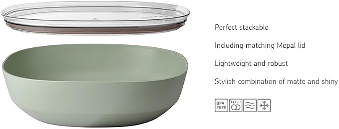 Mepal - Serving bowl with lid Silueta - Dishwasher & microwave resistant - - Image 2