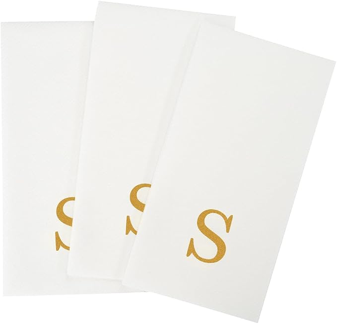 Luxenap 15.8 X 7.9 Inch Linen-Feel Guest Towels, 2000 Lettered Hand Towels - Image 11