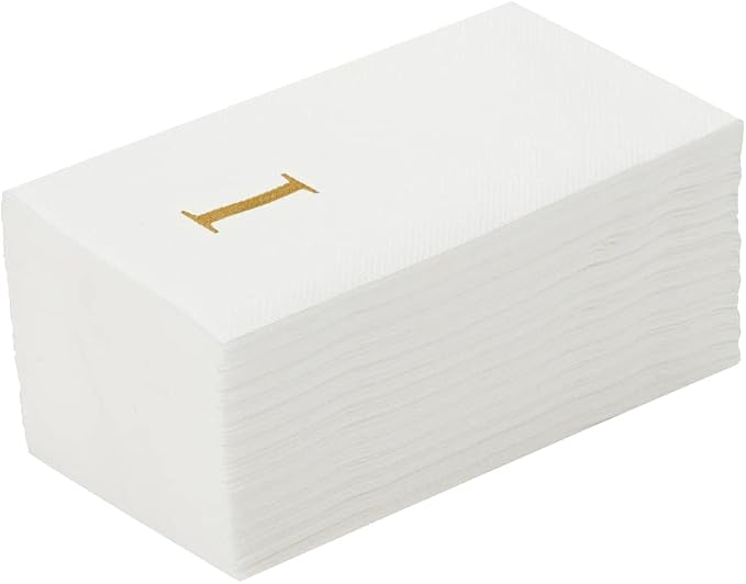 Luxenap 15.8 X 7.9 Inch Linen-Feel Guest Towels, 2000 Lettered Hand Towels by Restaurantware