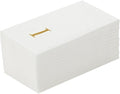 Luxenap 15.8 X 7.9 Inch Linen-Feel Guest Towels, 2000 Lettered Hand Towels by Restaurantware