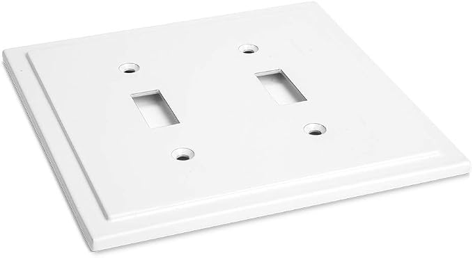 Modern Edge Decorative Wall Plate Switch Plate Outlet Cover, Durable Solid Zinc - Image 5