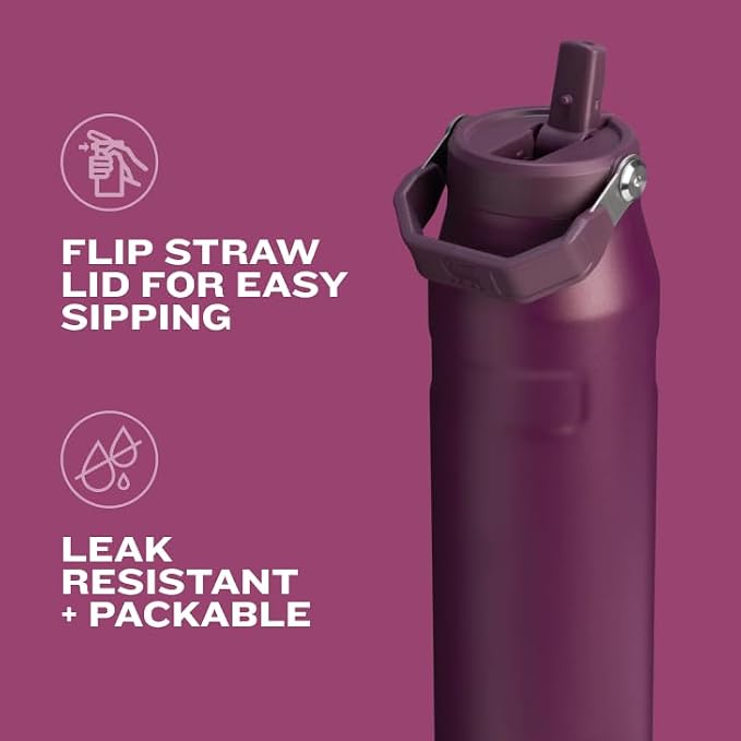 Stanley IceFlow Flip Straw 2.0 Water Bottle 16 OZ | Built-In Straw - Image 6