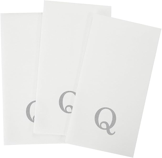 Luxenap 15.8 X 7.9 Inch Linen-Feel Guest Towels, 2000 Lettered Hand Towels - Image 11