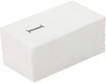 Luxenap 15.8 X 7.9 Inch Linen-Feel Guest Towels, 50 Lettered Hand Towels by Restaurantware