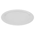 GET 13 1/2" x 10 1/4" White Oval Melamine Dinner Plate | Dishwasher safe by Unknown