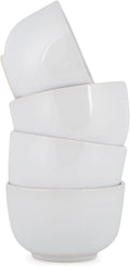Elanze Designs Bistro Glossy Ceramic 4 inch Cute and Small Dessert Bowls Set of by ElanzeDesigns
