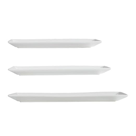 Amazon Basics 3-Piece Porcelain Serving Platters, Oven Safe, - Image 4