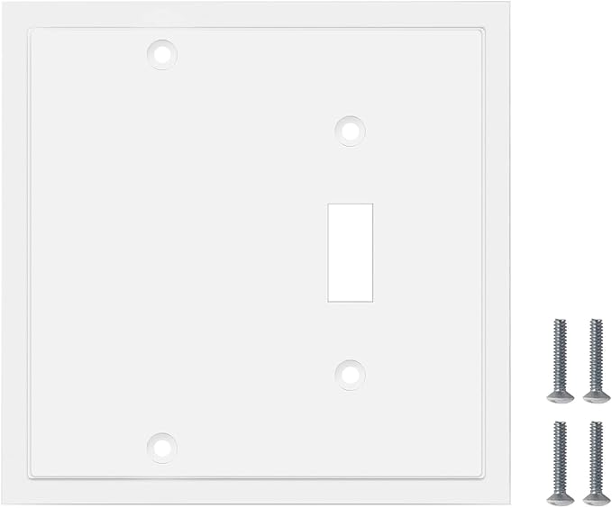 Modern Edge Decorative Wall Plate Switch Plate Outlet Cover, Durable Solid Zinc - Image 6