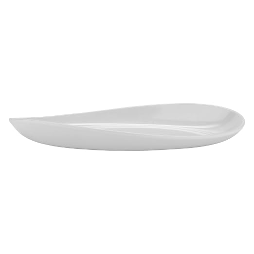 G.E.T. OP-1580-W Heavy-Duty Shatterproof Plastic Oval Melamine Serving Platter - Image 4
