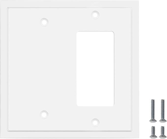 Modern Edge Decorative Wall Plate Switch Plate Outlet Cover, Durable Solid Zinc - Image 6