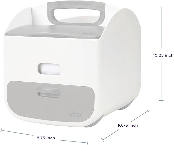 Ubbi Portable Diaper Caddy & Changing Mat, Diaper Storage, Caddy Organizer - Image 12