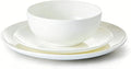 6-Piece Bone China Dinnerware Set by KINGSTONE