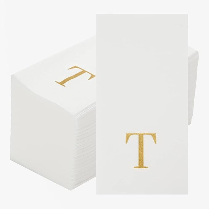 Luxenap 15.8 X 7.9 Inch Linen-Feel Guest Towels, 2000 Lettered Hand Towels - Image 2