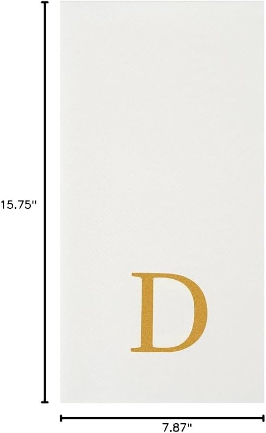 Luxenap 15.8 X 7.9 Inch Linen-Feel Guest Towels, 2000 Lettered Hand Towels - Image 12