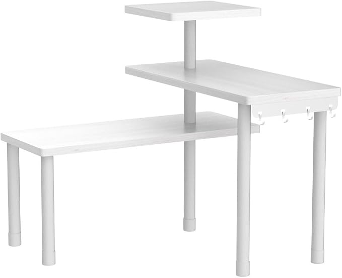 JayRex 3-Tier Bathroom Countertop Corner Shelf Organizer, skincare and - Image 5