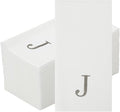Luxenap 15.8 X 7.9 Inch Linen-Feel Guest Towels, 50 Lettered Hand Towels by Restaurantware