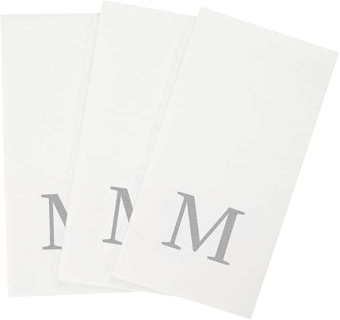 Luxenap 15.8 X 7.9 Inch Linen-Feel Guest Towels, 50 Lettered Hand Towels - Image 11