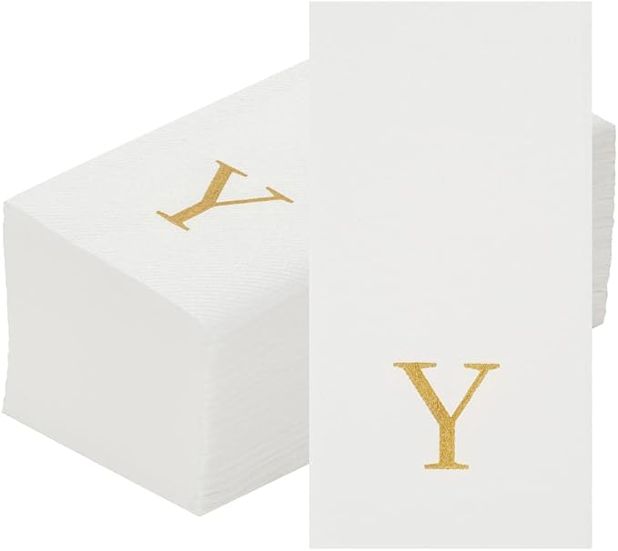 Luxenap 15.8 X 7.9 Inch Linen-Feel Guest Towels, 2000 Lettered Hand Towels - Image 2