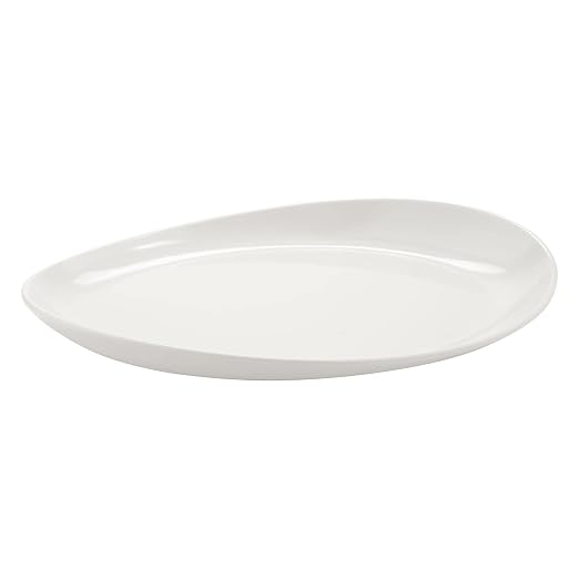 G.E.T. OP-1690-AW Heavy-Duty Shatterproof Plastic Oval Melamine Serving Platter by Unknown