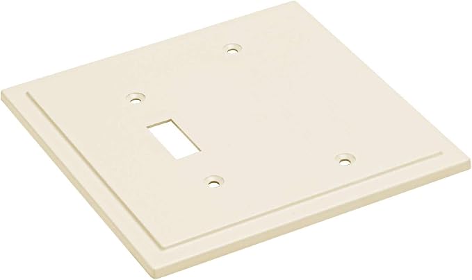 Modern Edge Decorative Wall Plate Switch Plate Outlet Cover, Durable Solid Zinc - Image 2