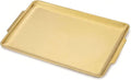 16.3" x 11" Large Serving Platters, Stainless Steel Heavy-Duty Large Serving by SANQIAHOME
