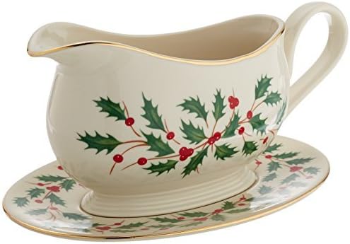 Lenox Holiday Porcelain Christmas Gravy Boat - Image 4
