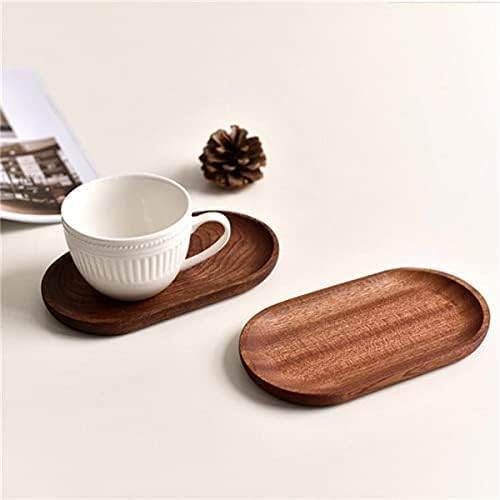 2 Pack Solid Wood Serving Platters and Trays of Natural Wood - Image 6