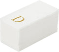 Luxenap 15.8 X 7.9 Inch Linen-Feel Guest Towels, 50 Lettered Hand Towels by Restaurantware