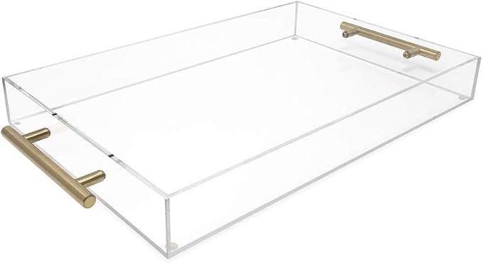 Isaac Jacobs 11x17 Clear Acrylic Serving Tray by IsaacJacobs