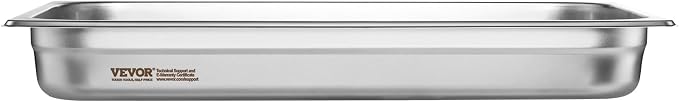 VEVOR 6 Pack Stainless Steel Hotel Pans, 2.5-Inch Deep 0.8mm Thick Commercial - Image 12
