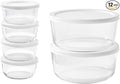 12-Piece Glass Food Storage Containers Set | 1-Cup & 6.5-Cup, Leakproof | by DuraLiving