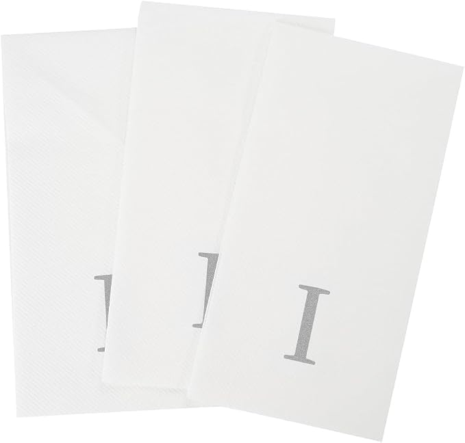 Luxenap 15.8 X 7.9 Inch Linen-Feel Guest Towels, 50 Lettered Hand Towels - Image 11