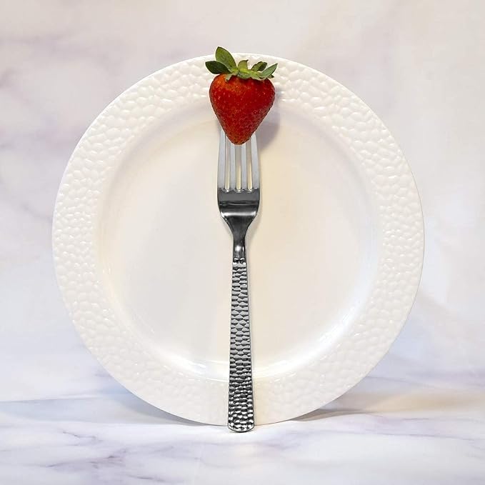 Plastic Cutlery Silverware Extra Heavyweight Disposable Flatware, Full Size - Image 6