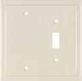 Modern Edge Decorative Wall Plate Switch Plate Outlet Cover, Durable Solid Zinc by HenneBery