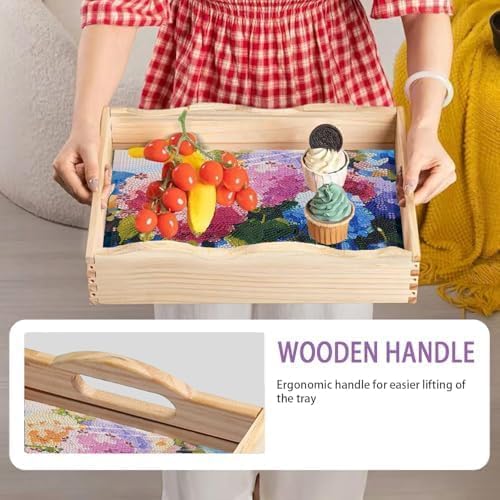 EWJRNSF Diamond Art Kits for Adults Wooden Serving Trays - Image 6