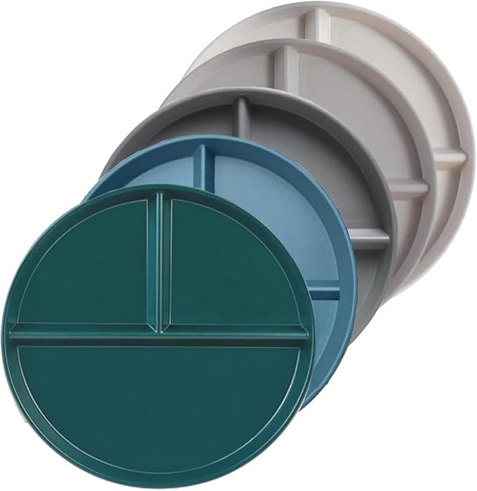 RUIBOLU Unbreakable Divided Plates 5PCS - Image 7