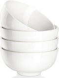 MALACASA 26 Oz White Ceramic Soup Bowls of 4, Cereal Bowls by MALACASA