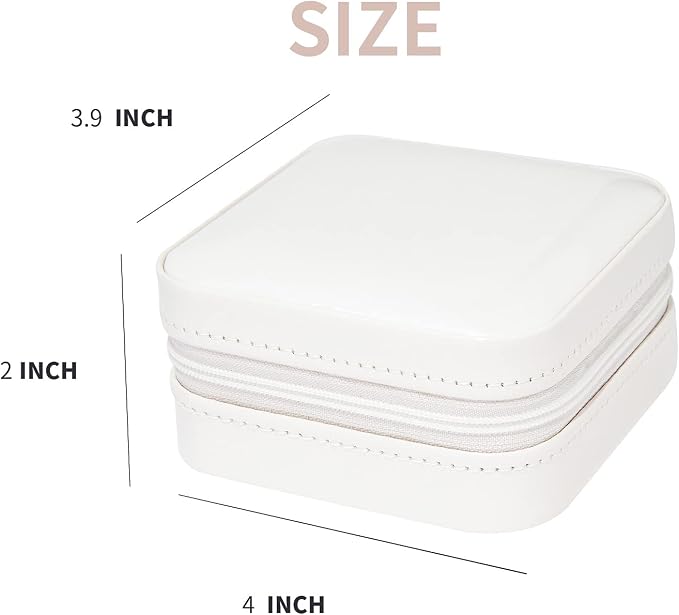 KElofoN Travel jewelry case Travel jewelry box Travel Jewelry Organizer Small - Image 5