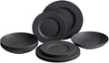 Villeroy & Boch Manufacture Rock 12 Piece Dinnerware Set, Matte Black | Premium by Unknown